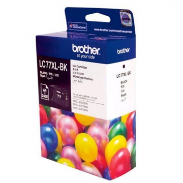 BROTHER LC-77XLBK Yüksek Kapasiteli Orjinal Siyah Kartuş 2.400 Sayfa