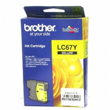 BROTHER LC-67Y Orjinal Sarı Kartuş 325 Sayfa