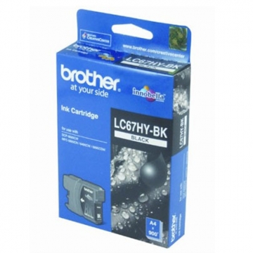 BROTHER LC-67HYBK Yüksek Kapasiteli Orjinal Siyah Kartuş 900 Sayfa