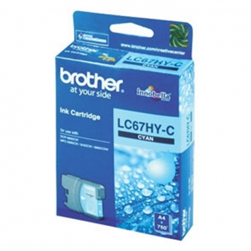 BROTHER LC-67HYC Yüksek Kapasiteli Orjinal Mavi Kartuş 750 Sayfa