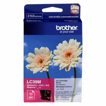 BROTHER LC-39M Orjinal Kırmızı Kartuş 260 Sayfa