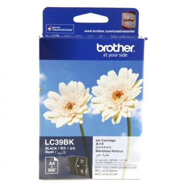 BROTHER LC-39BK Orjinal Siyah Kartuş 300 Sayfa