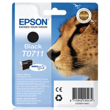 EPSON T0711 C13T07114011 Orjinal Siyah Kartuş 470 Sayfa
