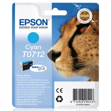 EPSON T0712 C13T07124011 Orjinal Mavi Kartuş 425 Sayfa 
