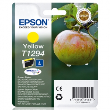 EPSON T1294 C13T12944011 Orjinal Sarı Kartuş 545 Sayfa