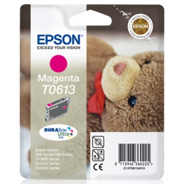 EPSON T0613 C13T06134010 Orjinal Kırmızı Kartuş 250 Sayfa