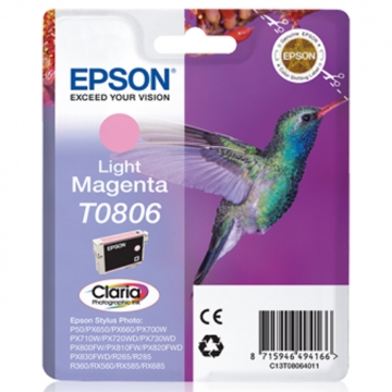 EPSON T0806 C13T08064011 Orjinal Açık Kırmızı Kartuş 685 Sayfa