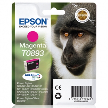 EPSON T0893 C13T08934011 Orjinal Kırmızı Kartuş 135 Sayfa