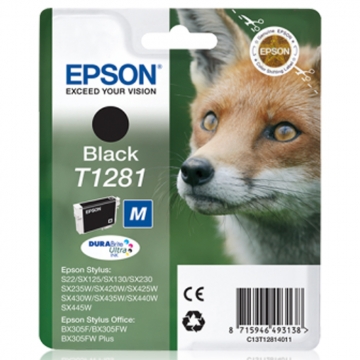EPSON T1281 C13T12814011 Orjinal Siyah Kartuş 170 Sayfa