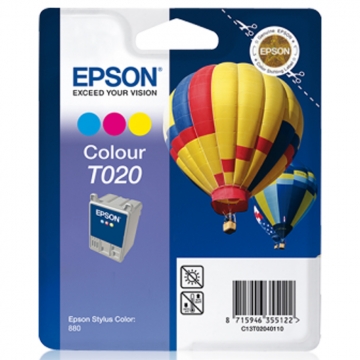 EPSON T020 C13T02040110 Orjinal Renkli Kartuş 360 Sayfa