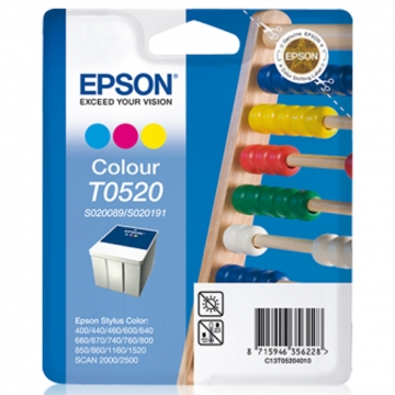 EPSON T0520 C13T05204010 Orjinal Renkli Kartuş 35 Mlgr