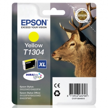 EPSON T1304XL C13T13044010 Yüksek Kapasiteli Orjinal Sarı Kartuş 765 Sayfa