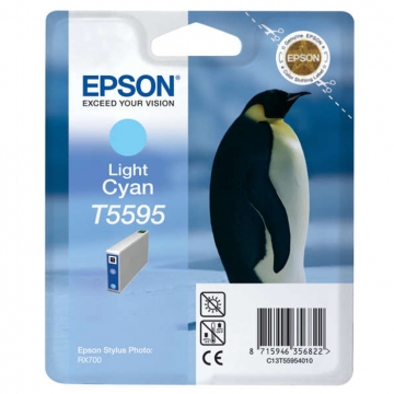 EPSON T5595 C13T55954010 Orjinal Açık Mavi Kartuş 13 mlgr.