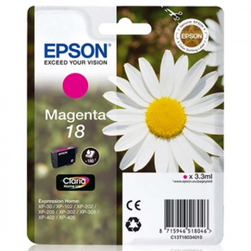 EPSON 18 C13T18034010 Orjinal Kırmızı Kartuş 180 Sayfa