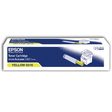 EPSON CX-21 C13S050316 Orjinal Sarı Lazer Toner 5.000 Sayfa