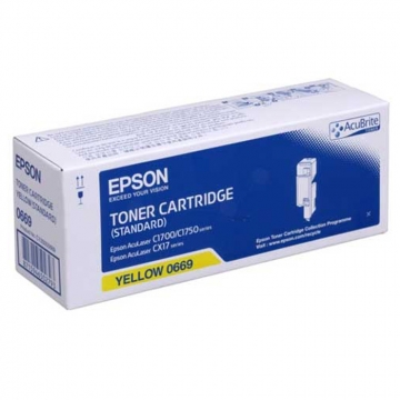 EPSON CX-17 C13S050669 Orjinal Sarı Lazer Toner 700 Sayfa