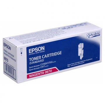 EPSON CX-17 C13S050670 Orjinal Kırmızı Lazer Toner 700 Sayfa