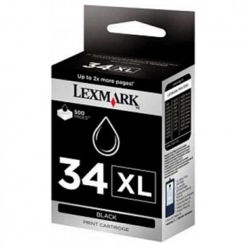 LEXMARK 34XL 18C0034E Yüksek Kapasiteli Orjinal Siyah Kartuş 475 Sayfa