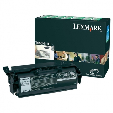 LEXMARK T650H11E Yüksek Kapasiteli Orjinal Siyah Lazer Toner 25.000 Sayfa
