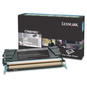 LEXMARK C746H1KG Yüksek Verimli Orjinal Siyah Lazer Toner 12.000 Sayfa