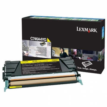 LEXMARK C746A1YG Orjinal Sarı Lazer Toner 7.000 Sayfa