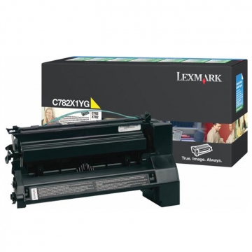 LEXMARK C782X1YG Ekstra Yüksek Kapasiteli Orjinal Sarı Lazer Toner 15.000 Sayfa