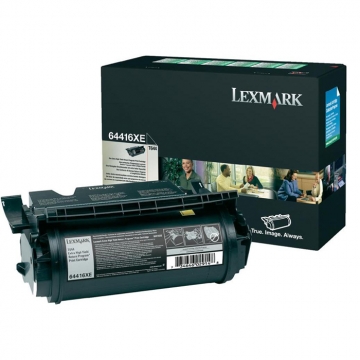 LEXMARK 64416XE Yüksek Kapasiteli Orjinal Siyah Lazer Toner 32.000 Sayfa