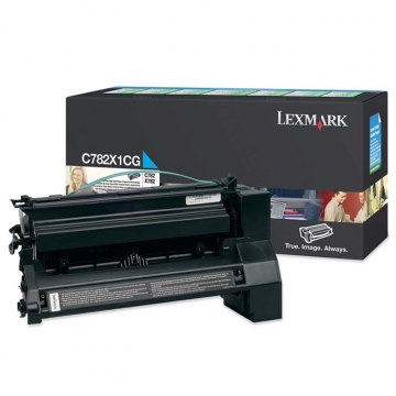 LEXMARK C782X1CG Ekstra Yüksek Kapasiteli Orjinal Mavi Lazer Toner 15.000 Sayfa