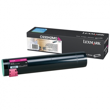 LEXMARK C930H2MG Yüksek Kapasiteli Orjinal Kırmızı Lazer Toner 24.000 Sayfa