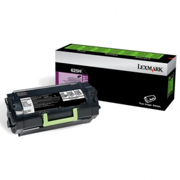 LEXMARK 625H 62D5H00 Yüksek Kapasiteli Orjinal Siyah Lazer Toner 25.000 Sayfa