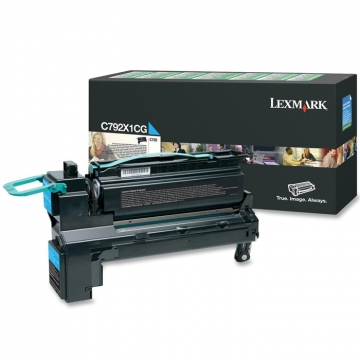 LEXMARK C792X1CG Ekstra Yüksek Kapasiteli Orjinal Mavi Lazer Toner 20.000 Sayfa