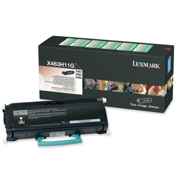 LEXMARK X463H11G Yüksek Kapasiteli Orjinal Siyah Lazer Toner 9.000 Sayfa