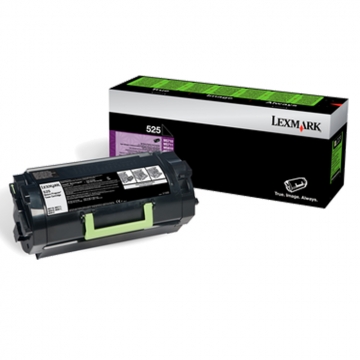 LEXMARK 525H 52D5H00 Yüksek Kapasiteli Orjinal Siyah Lazer Toner 25.000 Sayfa