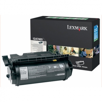 LEXMARK 12A7465 Ekstra Yüksek Kapasiteli Orjinal Siyah Lazer Toner 32.000 Sayfa