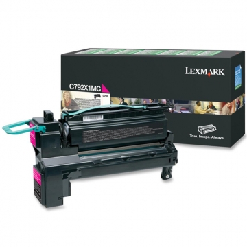 LEXMARK C792X1MG Ekstra Yüksek Kapasiteli Orjinal Kırmızı Lazer Toner 20.000 Sayfa