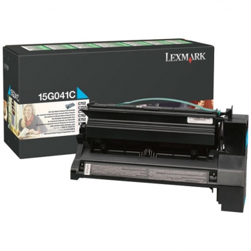 LEXMARK 15G041C Orjinal Mavi Lazer Toner 6.000 Sayfa