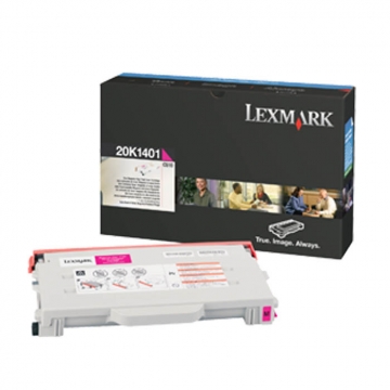LEXMARK 20K1401 Yüksek Kapasiteli Orjinal Kırmızı Lazer Toner 6.600 Sayfa