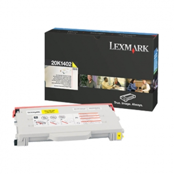 LEXMARK 20K1402 Yüksek Kapasiteli Orjinal Sarı Lazer Toner 6.600 Sayfa