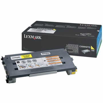 LEXMARK C500H2YG Yüksek Kapasiteli Orjinal Sarı Lazer Toner 3.000 Sayfa