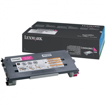 LEXMARK C500H2MG Yüksek Kapasiteli Orjinal Kırmızı Lazer Toner 3.000 Sayfa