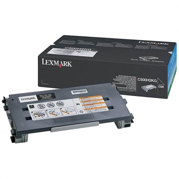 LEXMARK C500H2KG Yüksek Kapasiteli Orjinal Siyah Lazer Toner 5.000 Sayfa