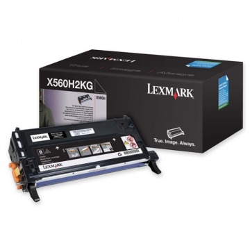 LEXMARK X560H2KG Yüksek Kapasiteli Orjinal Siyah Lazer Toner 10.000 Sayfa