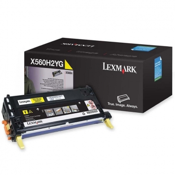 LEXMARK X560H2YG Yüksek Kapasiteli Orjinal Sarı Lazer Toner 10.000 Sayfa