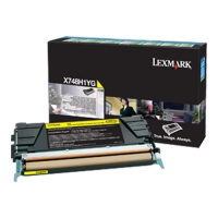 LEXMARK X748H1YG Yüksek Kapasiteli Orjinal Sarı Lazer Toner 10.000 Sayfa