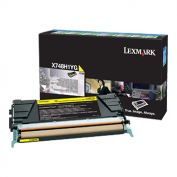 LEXMARK X748H1YG Yüksek Kapasiteli Orjinal Sarı Lazer Toner 10.000 Sayfa