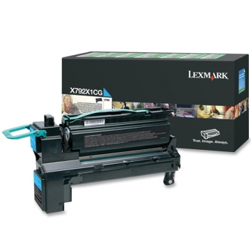 LEXMARK X792X1CG Ekstra Yüksek Kapasiteli Orjinal Mavi Lazer Toner 20.000 Sayfa