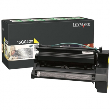 LEXMARK 15G042Y Yüksek Kapasiteli Orjinal Sarı Lazer Toner 15.000 Sayfa