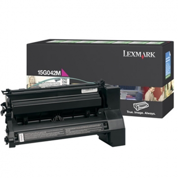 LEXMARK 15G042M Yüksek Kapasiteli Orjinal Kırmızı Lazer Toner 15.000 Sayfa