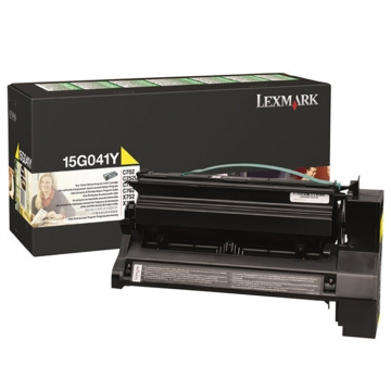 LEXMARK 15G041Y Orjinal Sarı Lazer Toner 6.000 Sayfa