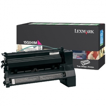 LEXMARK 15G041M Orjinal Kırmızı Lazer Toner 6.000 Sayfa